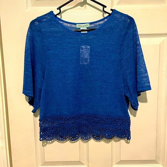 NWT Forever 21 Royal Blue Top. - Picture 1 of 7